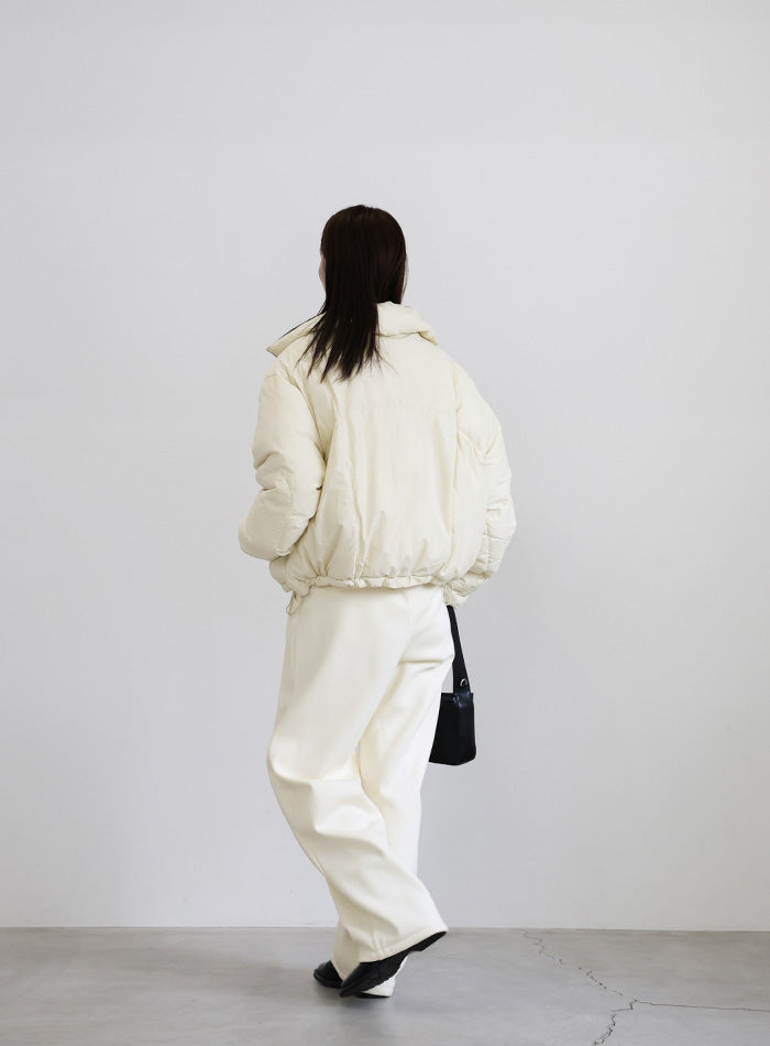 ダブルジップファイバーショートダウン