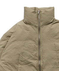 チェックスタンドカラーショートダウン