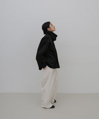 フェイクムートンミドル丈コート