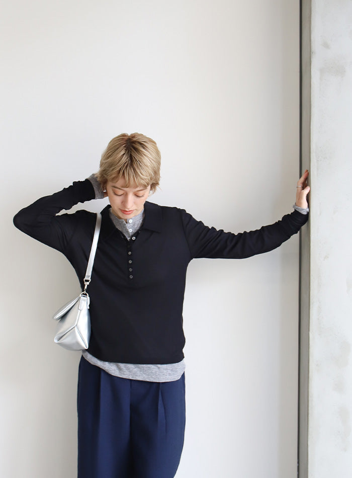 ポロシアーロングスリーブトップス – SELECT MOCA