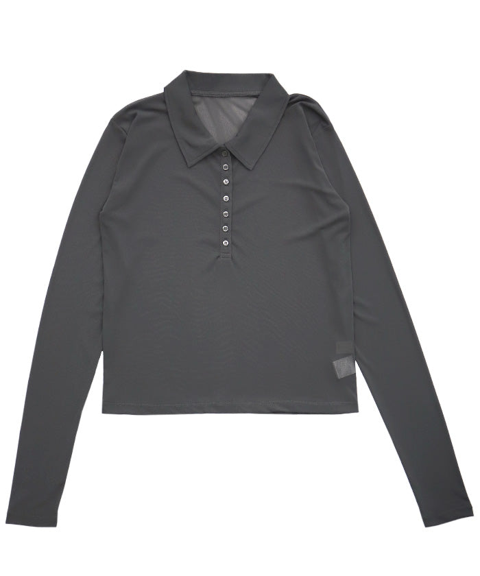 ポロシアーロングスリーブトップス – SELECT MOCA