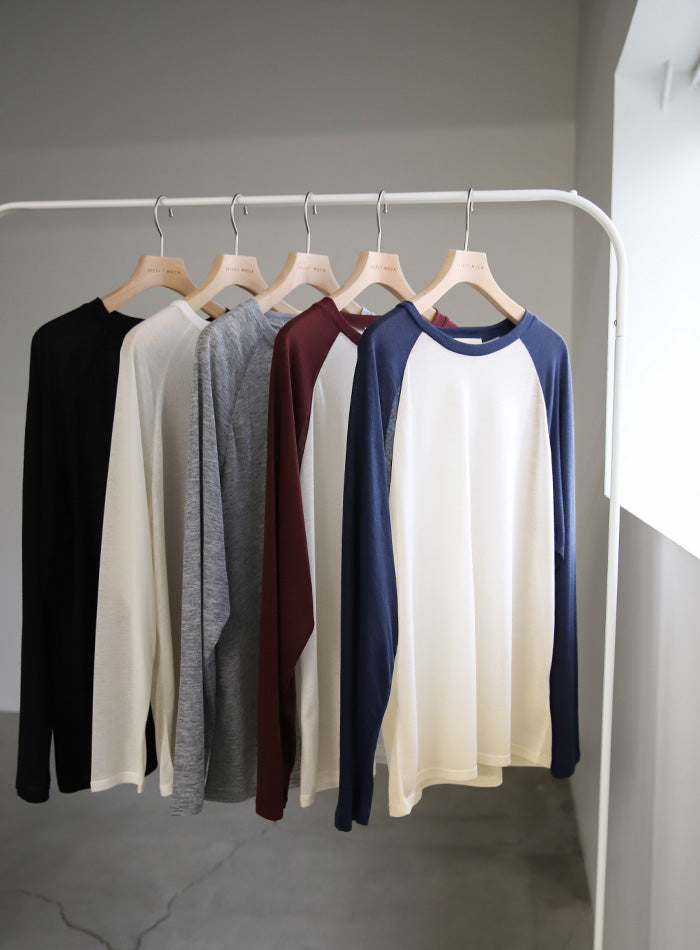 シアーラグランロングスリーブTシャツ – SELECT MOCA
