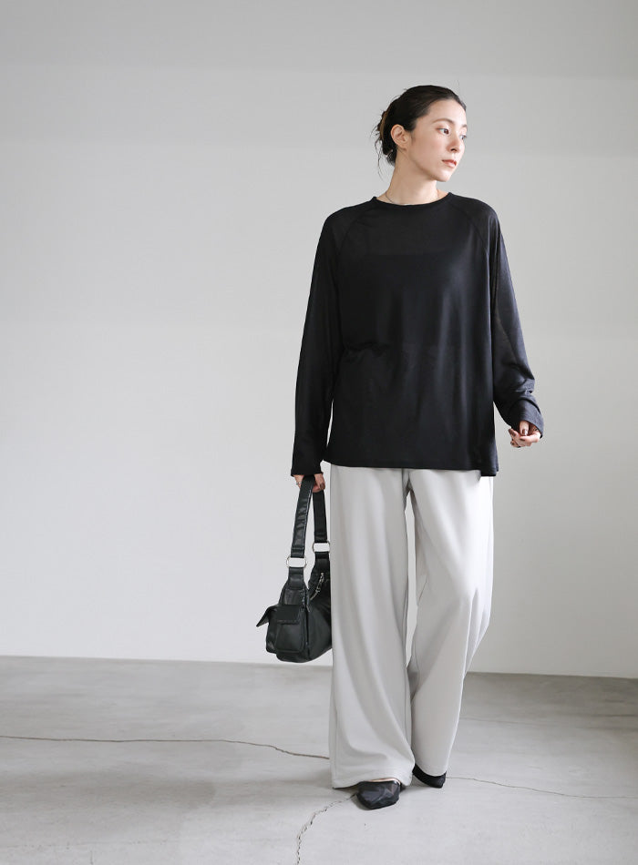 シアーラグランロングスリーブTシャツ – SELECT MOCA