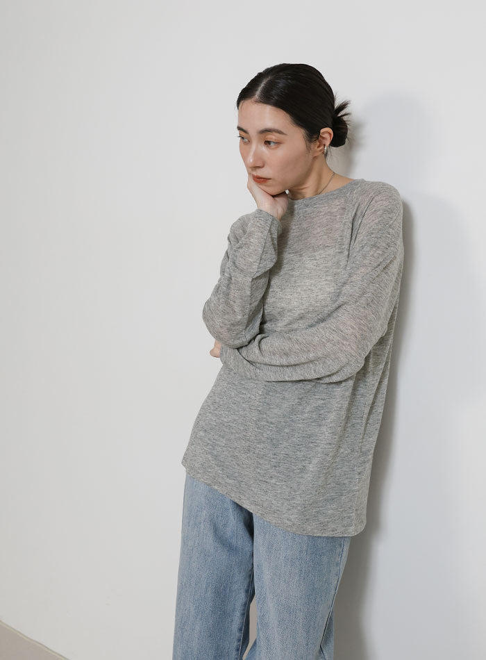 シアーラグランロングスリーブTシャツ – SELECT MOCA
