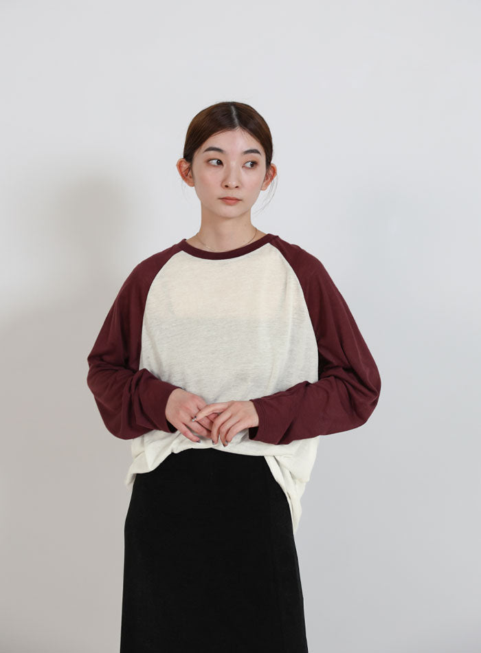 シアーラグランロングスリーブTシャツ – SELECT MOCA