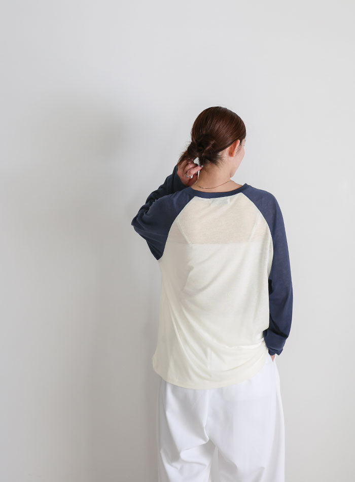 シアーラグランロングスリーブTシャツ – SELECT MOCA