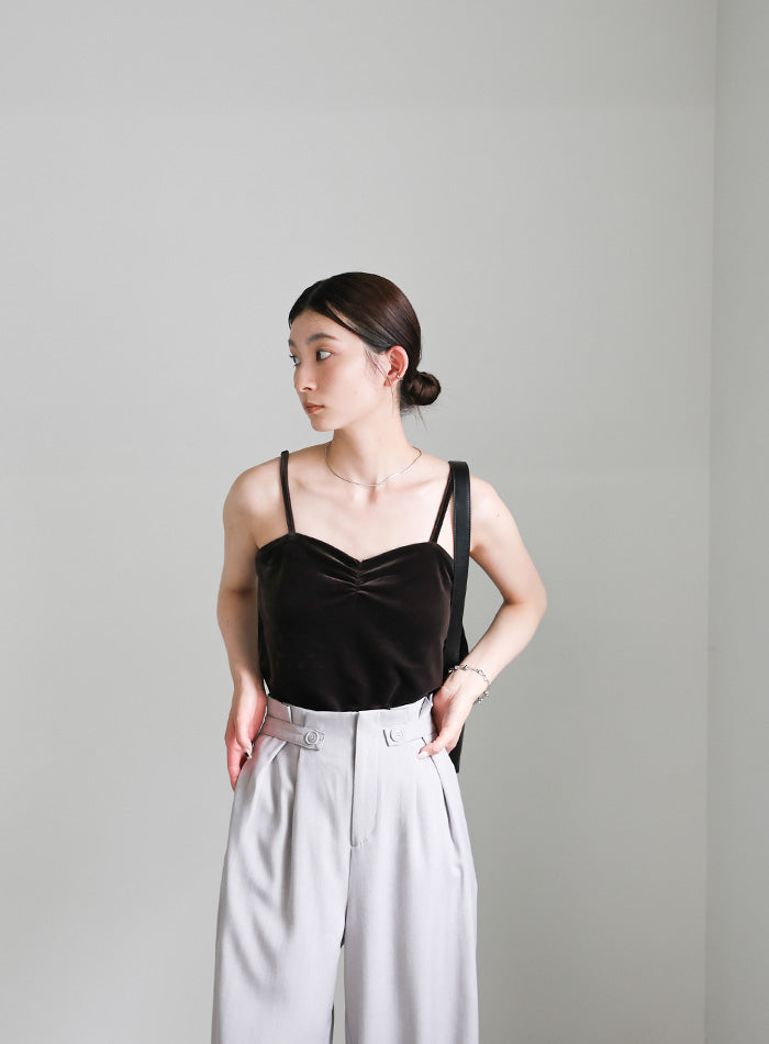 ベロアカップ付きキャミソール – SELECT MOCA