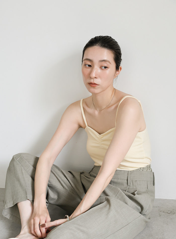 ベロアカップ付きキャミソール【SALE】