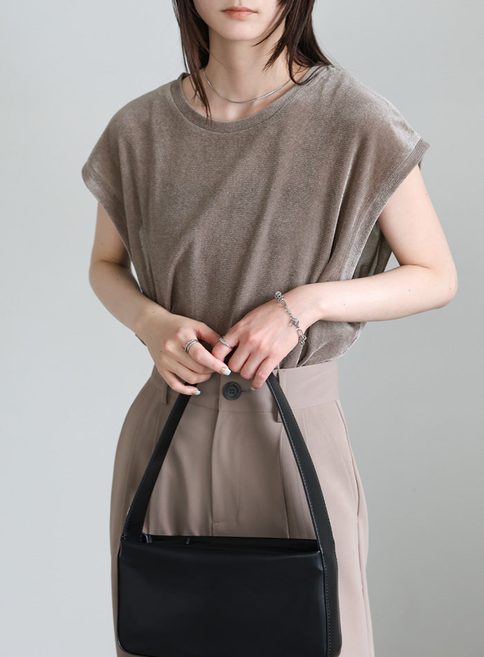 シアーフロッキーフレンチスリーブトップス – SELECT MOCA