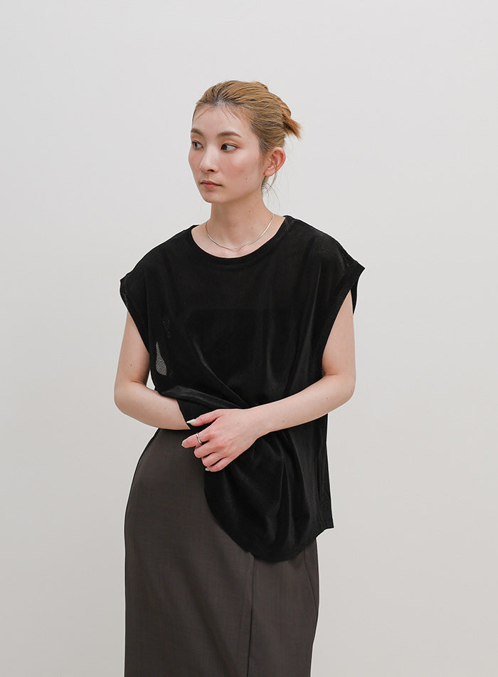シアーフロッキーフレンチスリーブトップス – SELECT MOCA