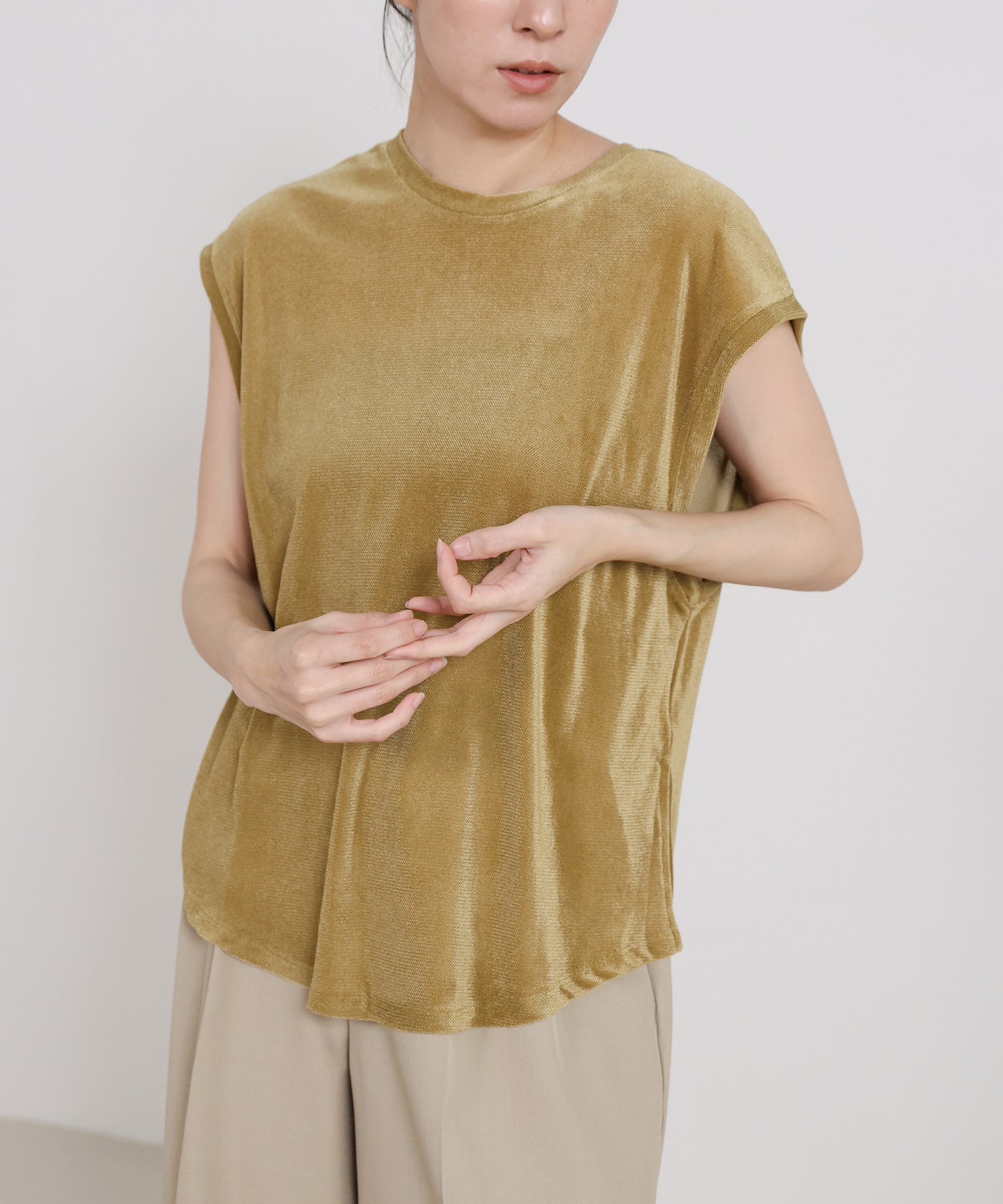シアーフロッキーフレンチスリーブトップス – SELECT MOCA