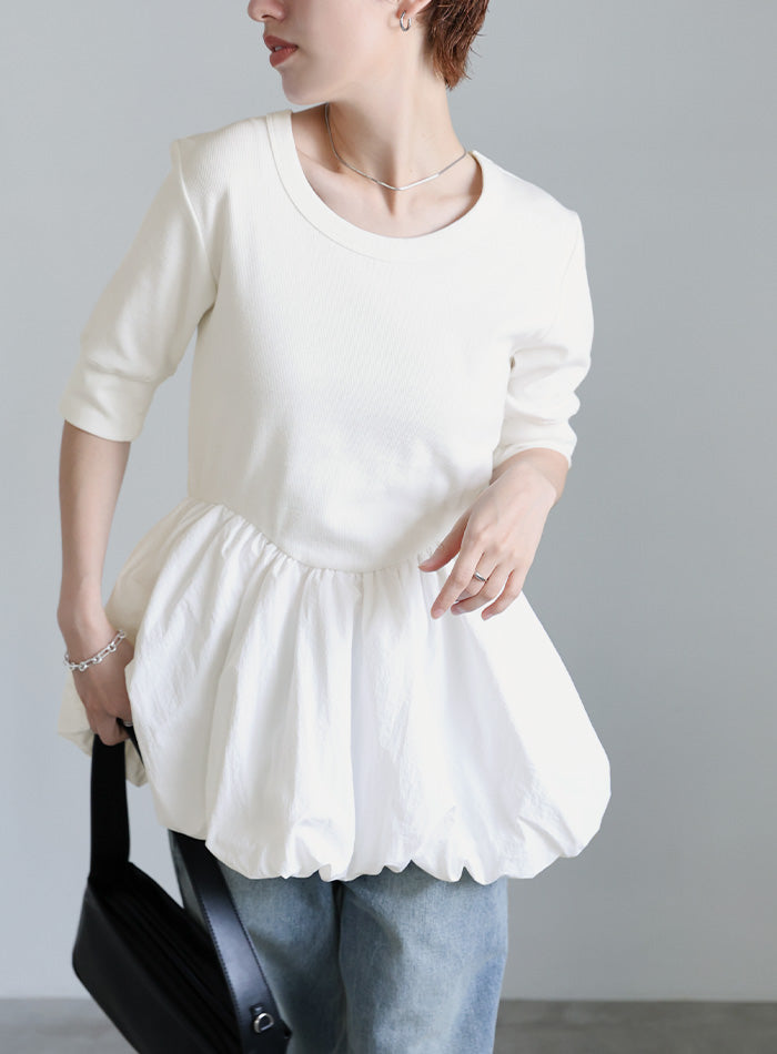 ハーフスリーブバルーントップス – SELECT MOCA