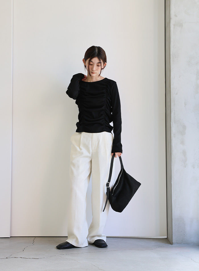 ダブルギャザーデザイントップス – SELECT MOCA