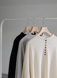 サーマルヘンリーネックビッグロンT