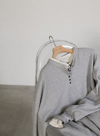 サーマルヘンリーネックビッグロンT