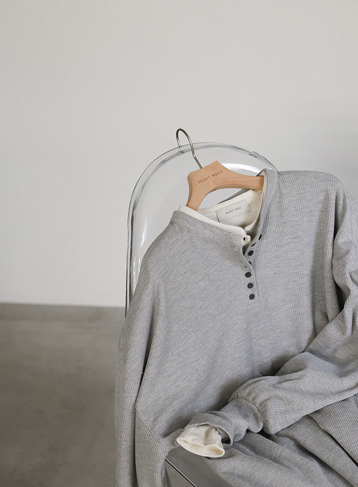 サーマルヘンリーネックビッグロンT