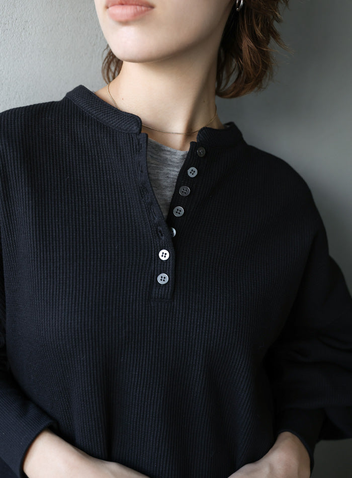 サーマルヘンリーネックビッグロンT