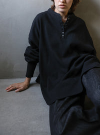 サーマルヘンリーネックビッグロンT