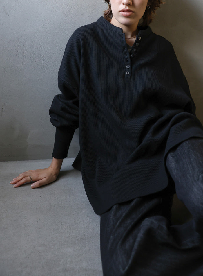 サーマルヘンリーネックビッグロンT