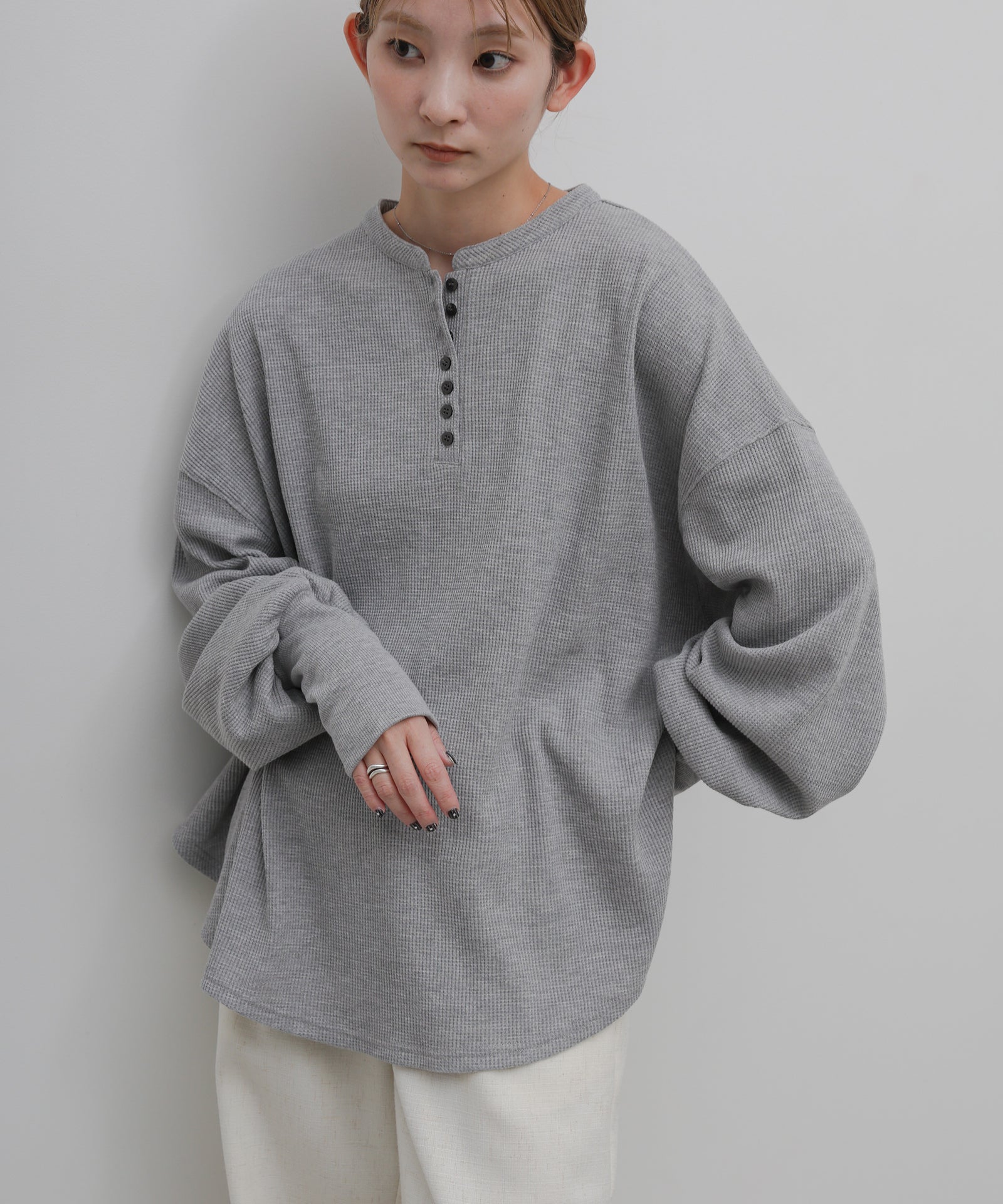 サーマルヘンリーネックビッグロンT – SELECT MOCA