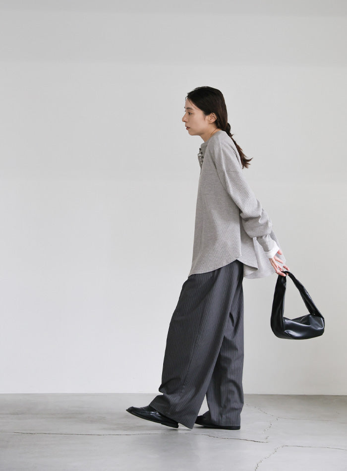 サーマルヘンリーネックビッグロンT