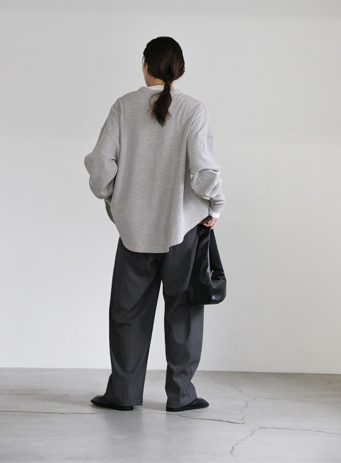 サーマルヘンリーネックビッグロンT