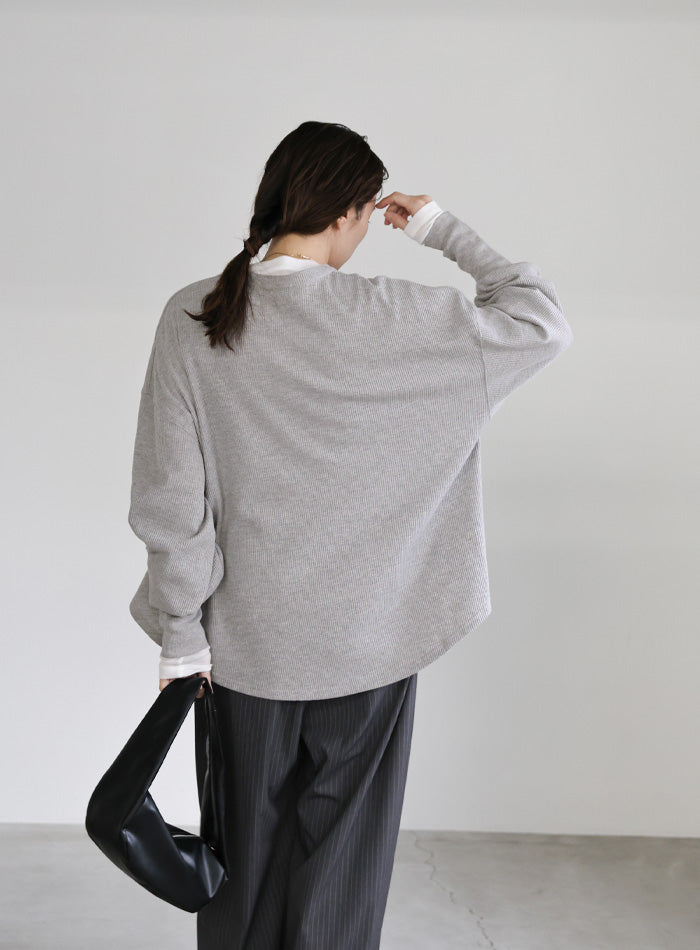 サーマルヘンリーネックビッグロンT – SELECT MOCA