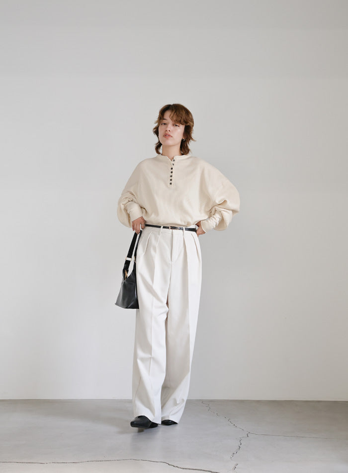 サーマルヘンリーネックビッグロンT