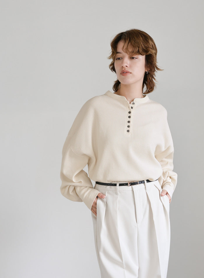 サーマルヘンリーネックビッグロンT