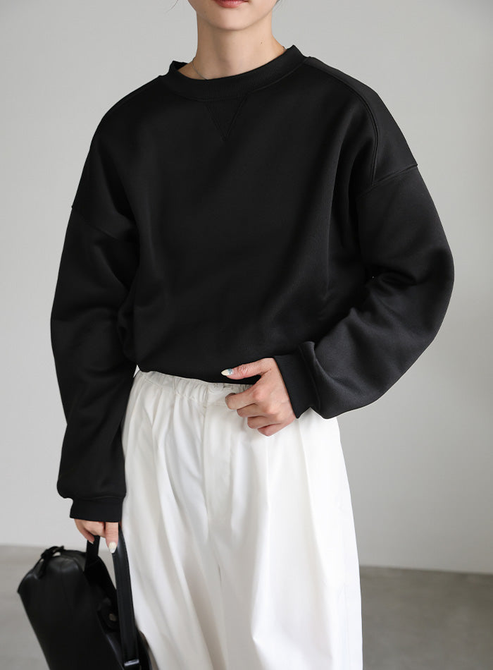 フロントドロストソフトタッチスウェット