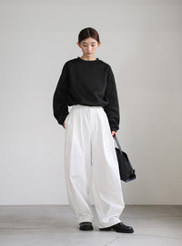 フロントドロストソフトタッチスウェット