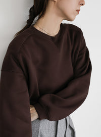 フロントドロストソフトタッチスウェット