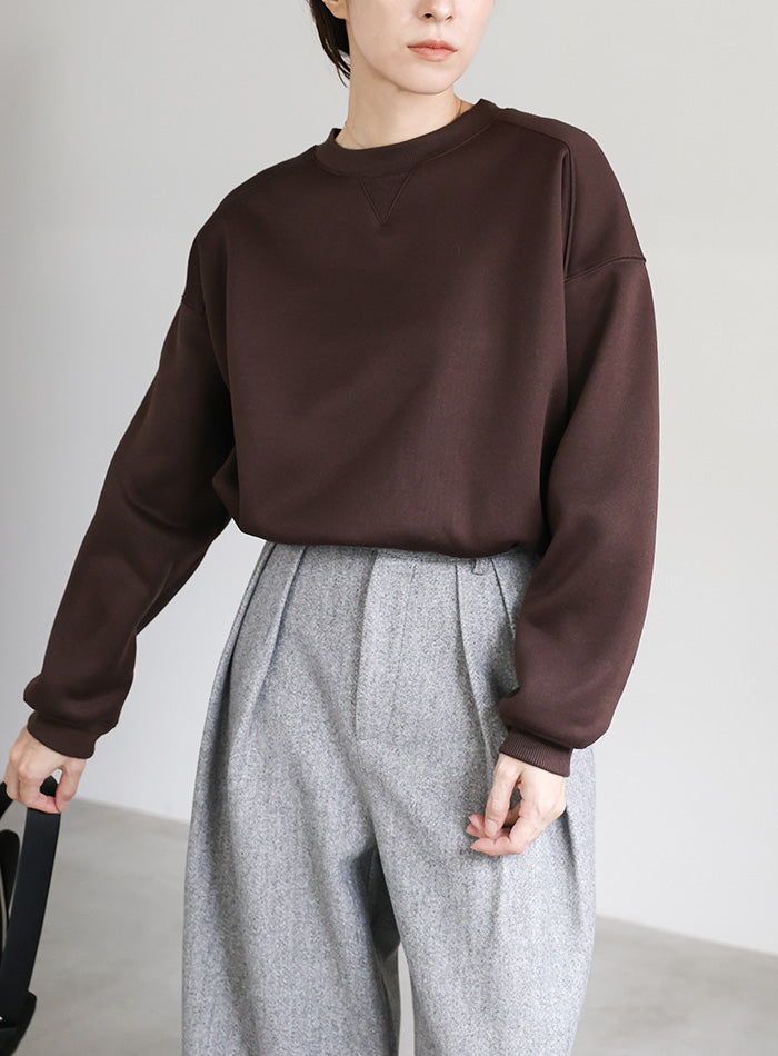 フロントドロストソフトタッチスウェット