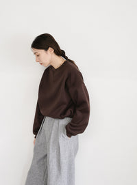 フロントドロストソフトタッチスウェット