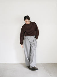 フロントドロストソフトタッチスウェット