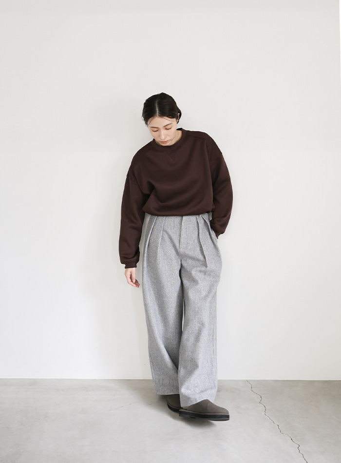 フロントドロストソフトタッチスウェット