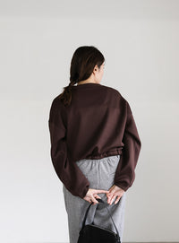 フロントドロストソフトタッチスウェット