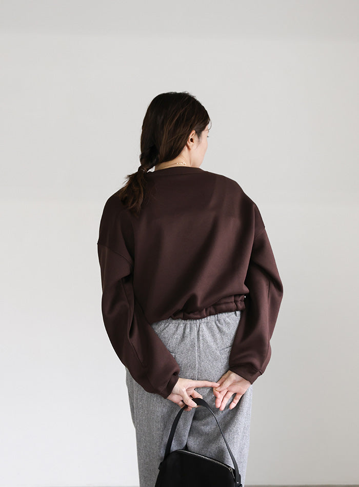 フロントドロストソフトタッチスウェット