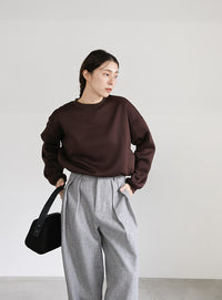 フロントドロストソフトタッチスウェット