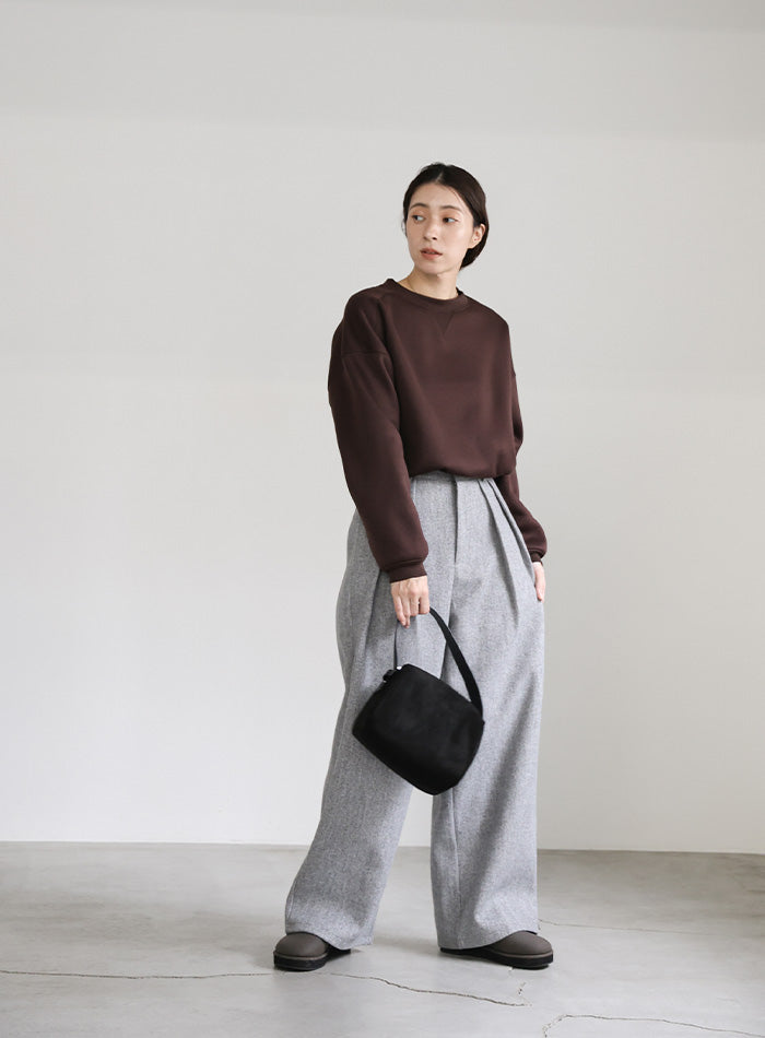 フロントドロストソフトタッチスウェット