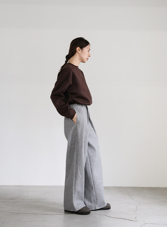 フロントドロストソフトタッチスウェット