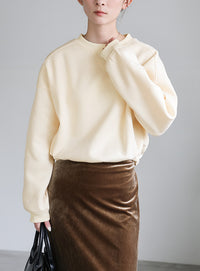 フロントドロストソフトタッチスウェット