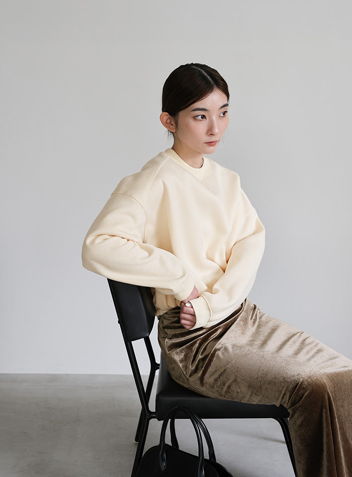 フロントドロストソフトタッチスウェット