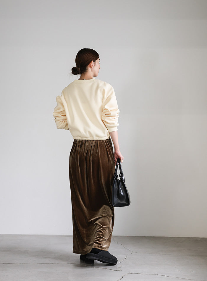 フロントドロストソフトタッチスウェット