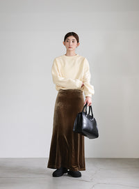 フロントドロストソフトタッチスウェット