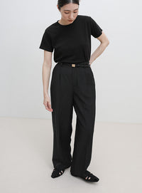 ソフトタッチシンプルデイリーTシャツ