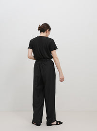 ソフトタッチシンプルデイリーTシャツ