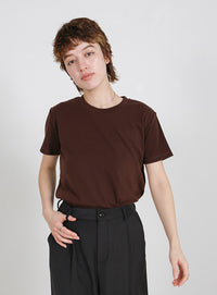ソフトタッチシンプルデイリーTシャツ