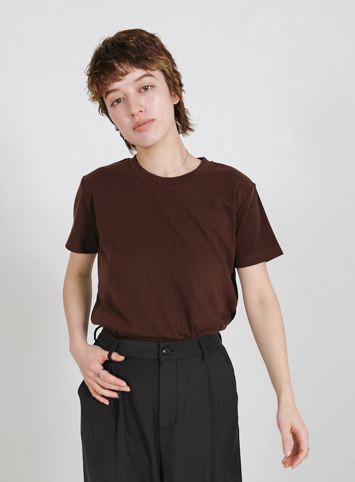 ソフトタッチシンプルデイリーTシャツ – SELECT MOCA
