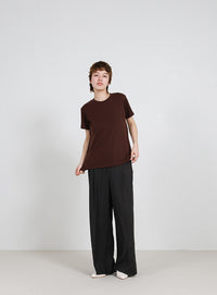 ソフトタッチシンプルデイリーTシャツ